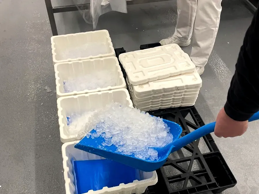 Wet Flake Ice Loading Station